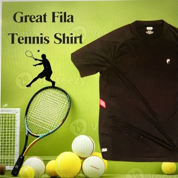 Men’s Fila Tennis or Pickleball shirt, size large - Picture 1 of 11